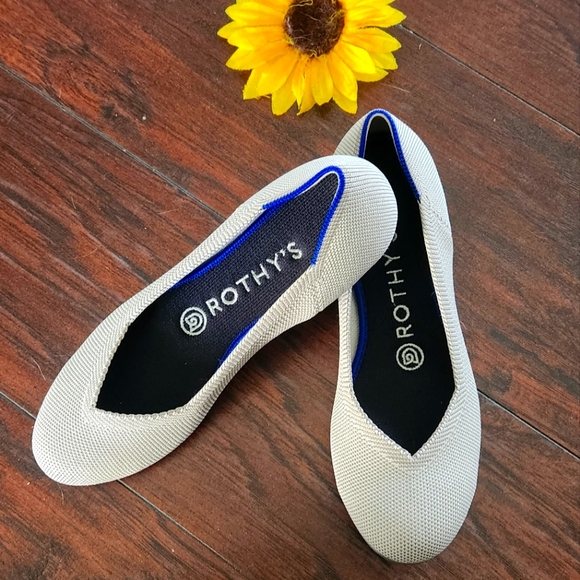 Rothy's The Flat Comfortable Slip On Round Toe Shoes Size 6.5